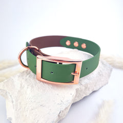 Collar Flydog Colorful Duo Brown and Green
