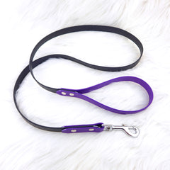 Colorful DUO Black &amp; Purple Leash