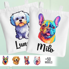 Sacoșă Flydog Tote Bag Colorful Dogs